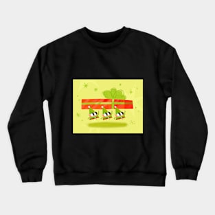 Carrying the present! Crewneck Sweatshirt